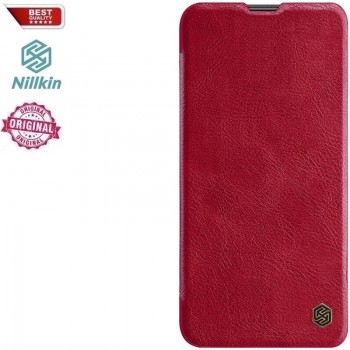 Odinis dėklas Nillkin qin serijos - raudonas (Honor 20/Nova 5T) Odinis dėklas Nillkin qin serijos - raudonas (Honor 20/Nova 5T)